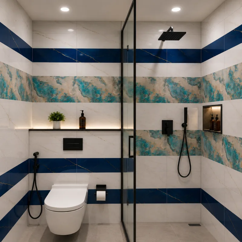 Bathroom wall tiles 1 — view 2