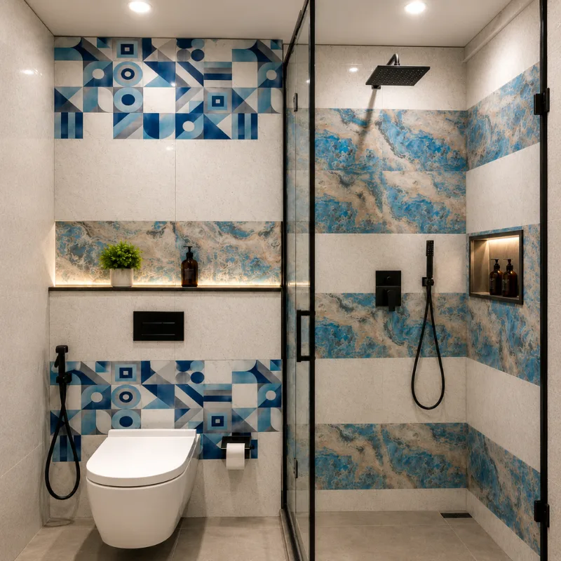 Bathroom wall tiles 4 — view 2
