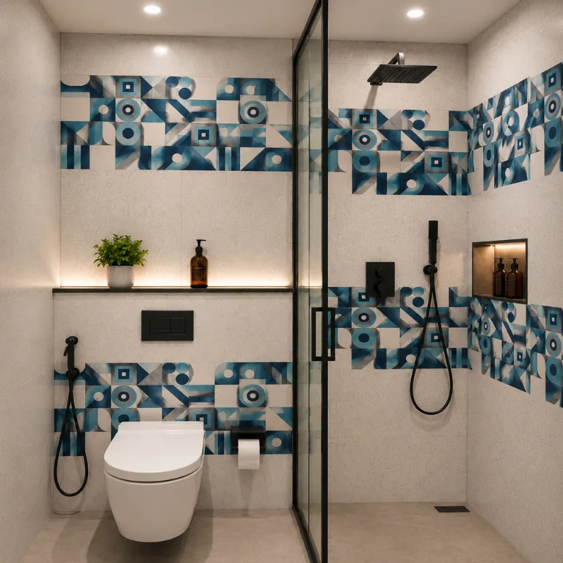 Bathroom wall tiles 6 — view 1