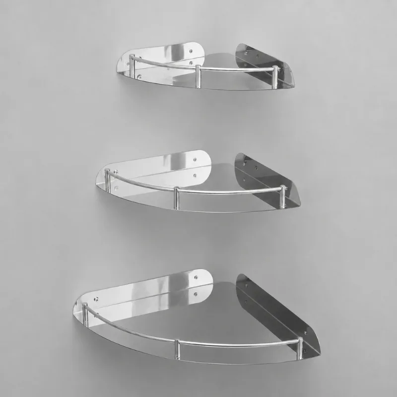 SS Corner Shelf Set 